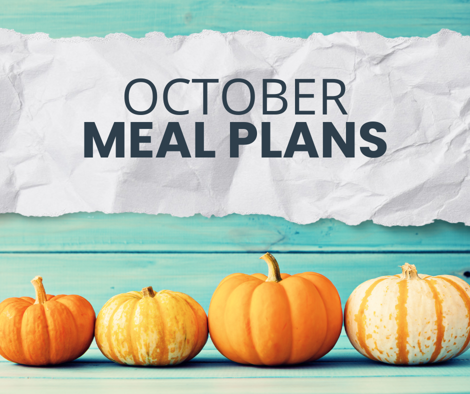 October Meal Plan